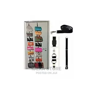 Adjustable Bag Rack(Holds 16 Handbags)