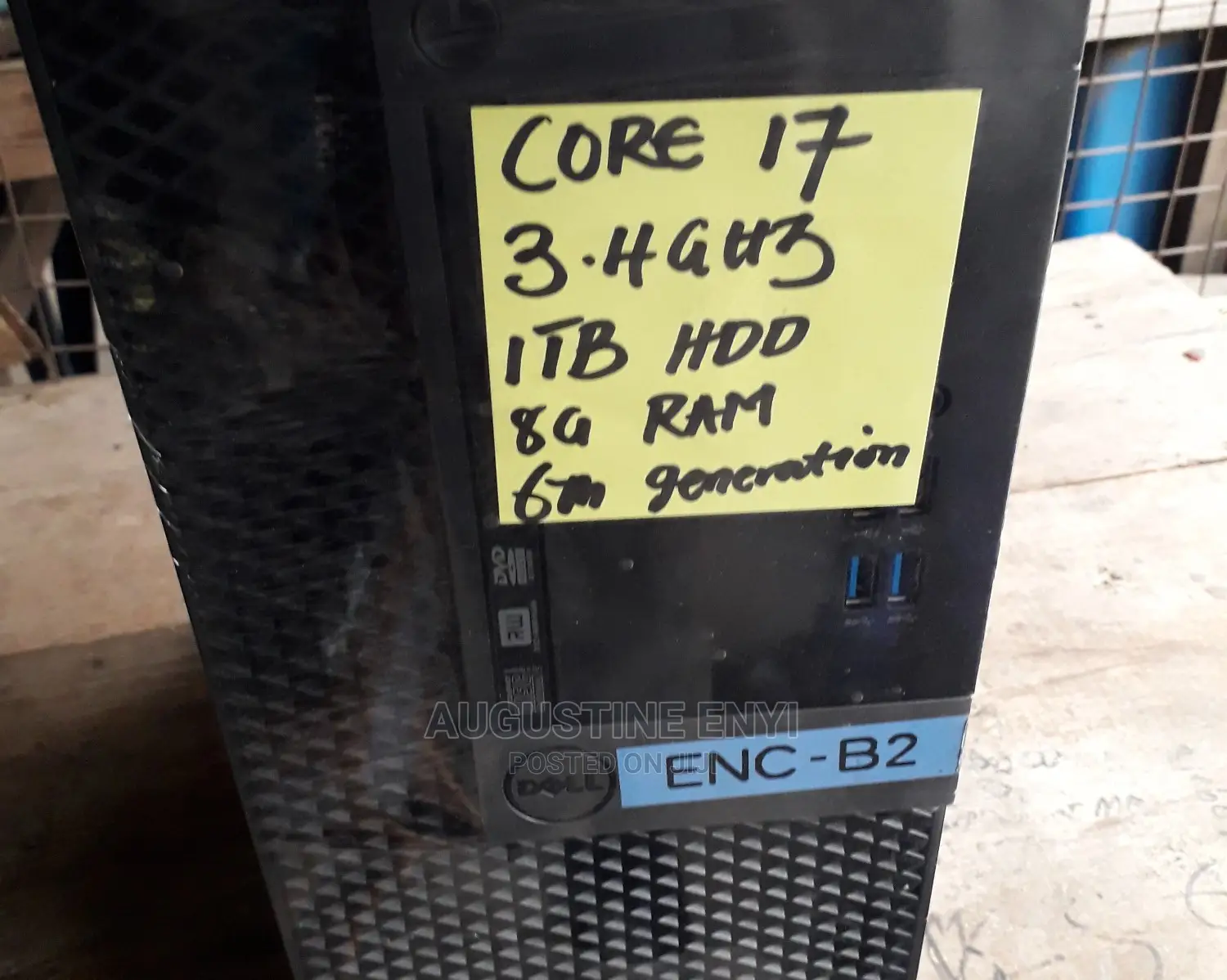 Desktop Computer Dell OptiPlex 7040 8GB Intel Core I7 HDD 1T