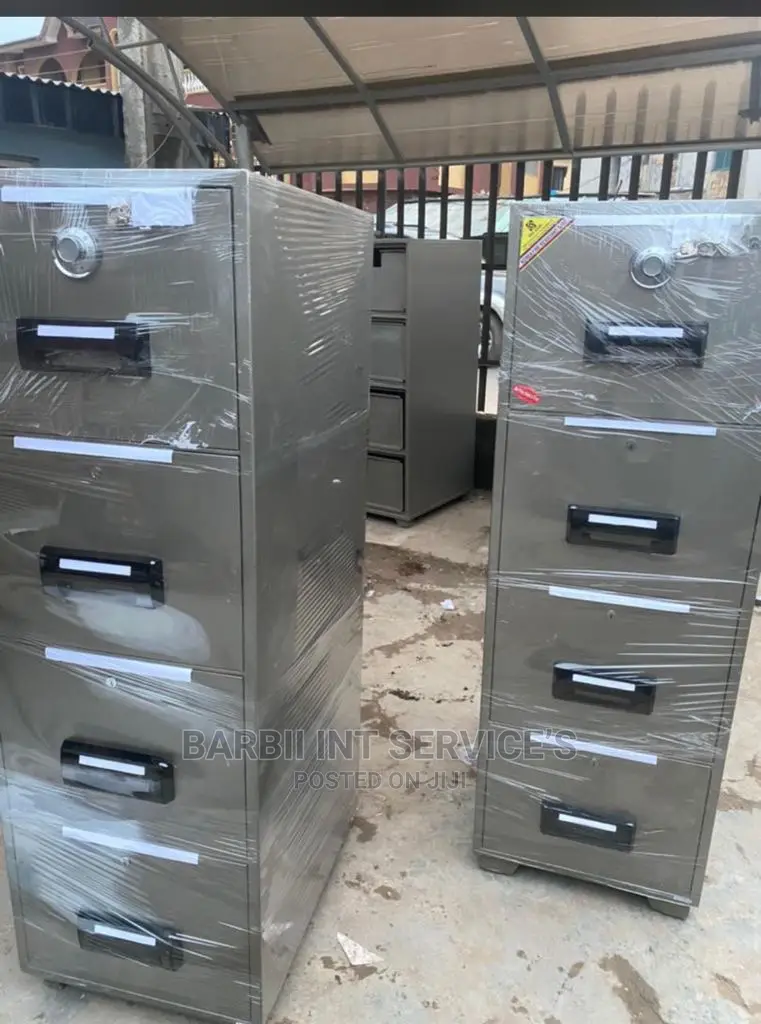 Four Drawer Fireproof Safes With Keys And Combination