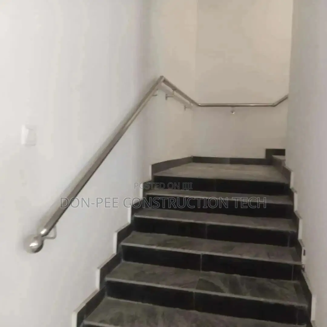 Grey Glass Handrail