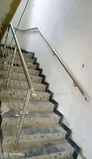 Grey Glass Handrail