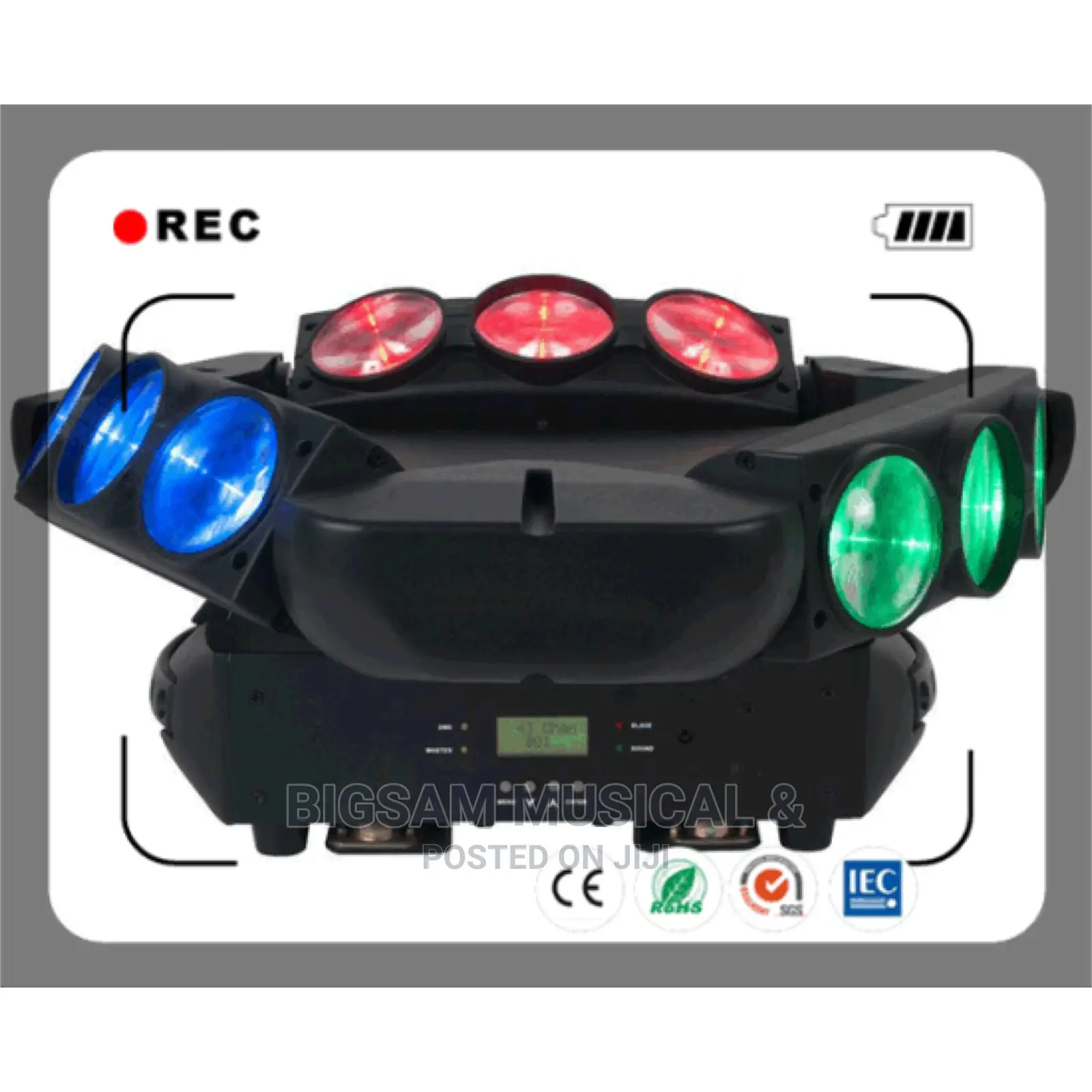 4in1 LED Spider Moving Head