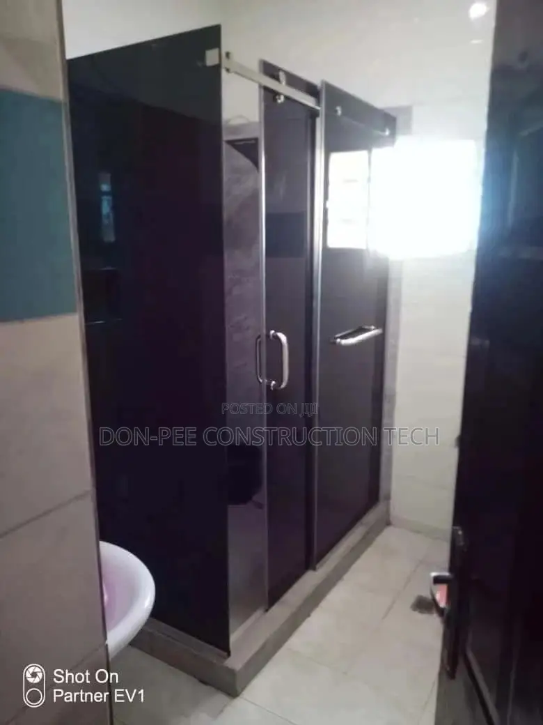 Grey Shower Glass