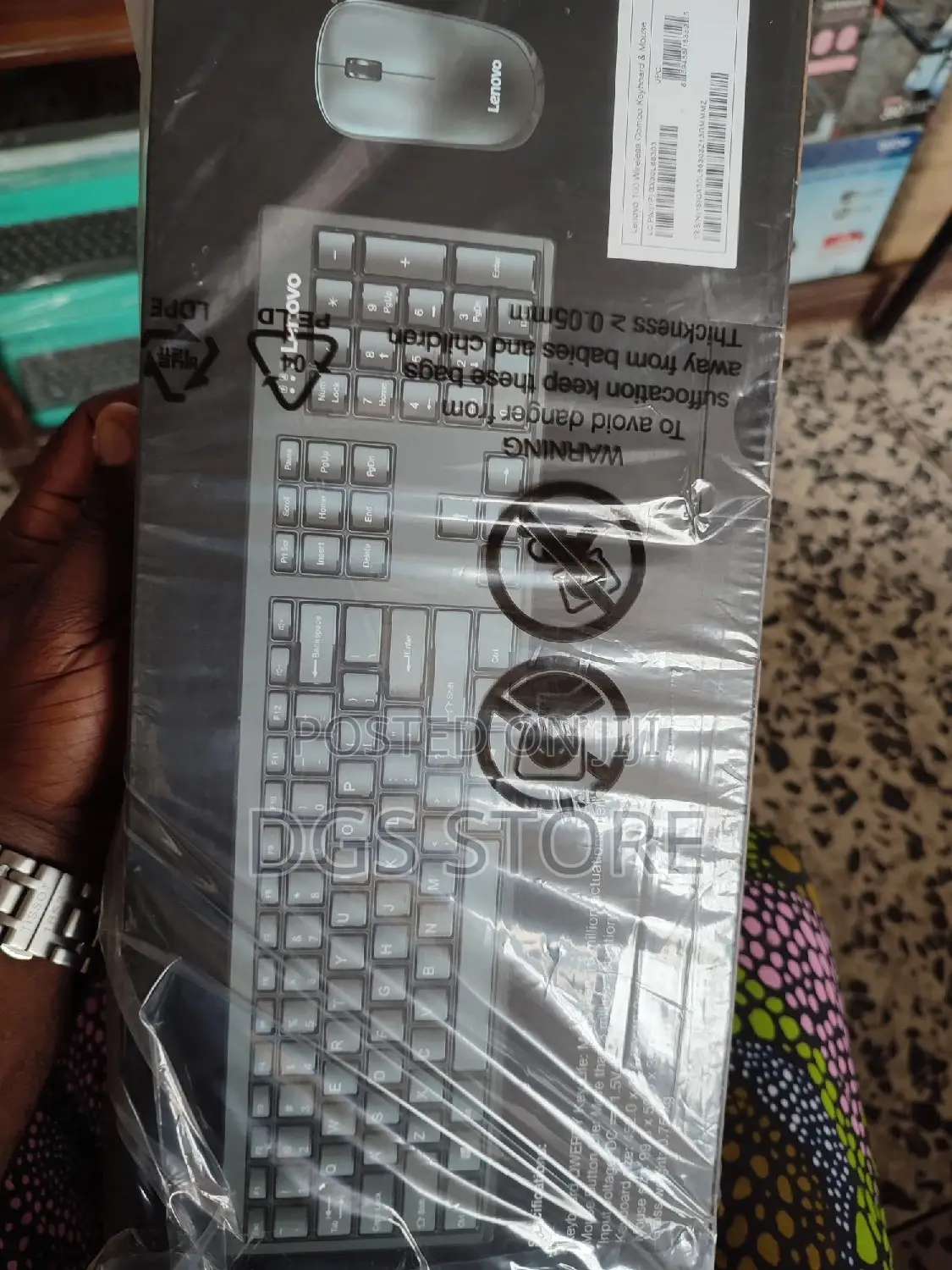 Lenovo 100 Wireless Combo Keyboard and Mouse