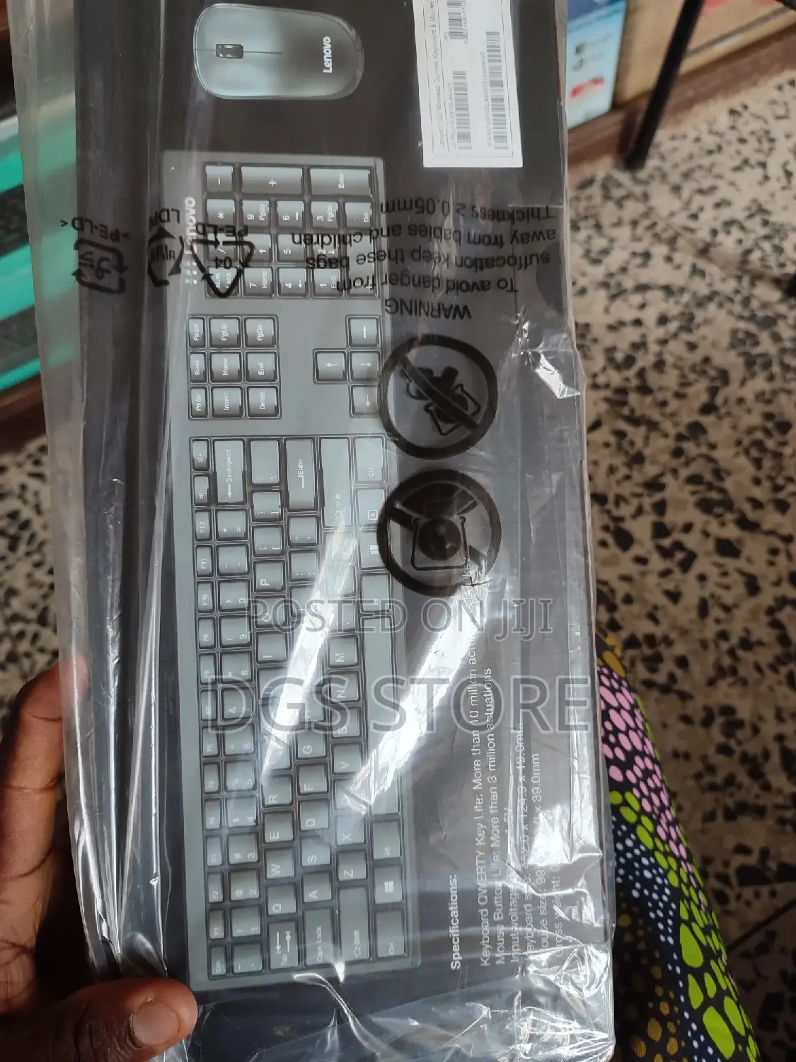 Lenovo 100 Wireless Combo Keyboard and Mouse