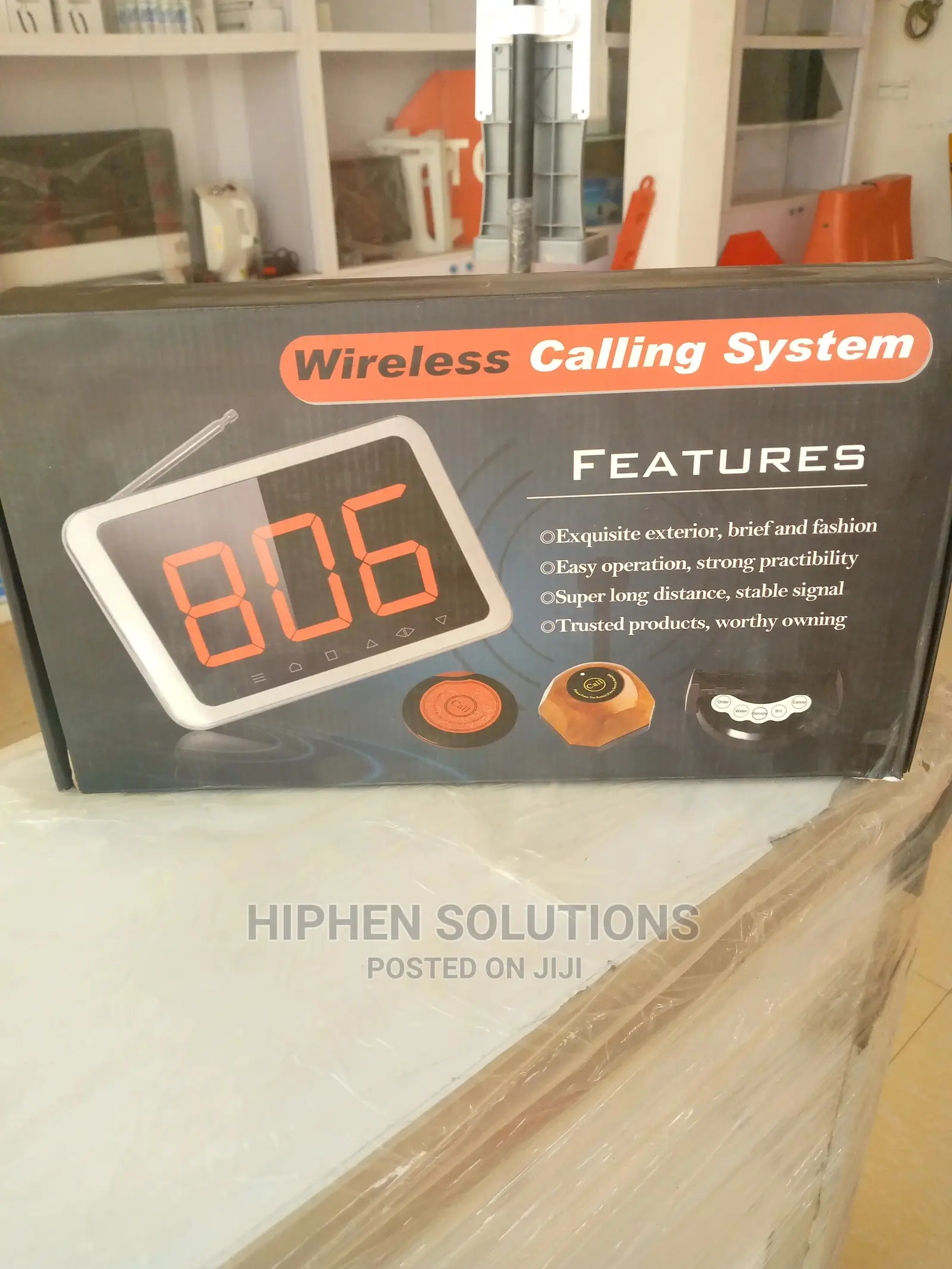 Durable and Easy Wireless Paging System.