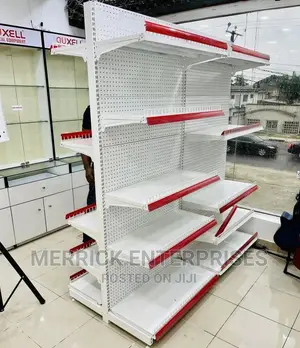 Double Supermarket Shelves 6ft
