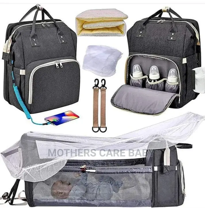 Bed and Bag Diaper Bag