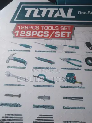 128pcs Total Tools Box Set