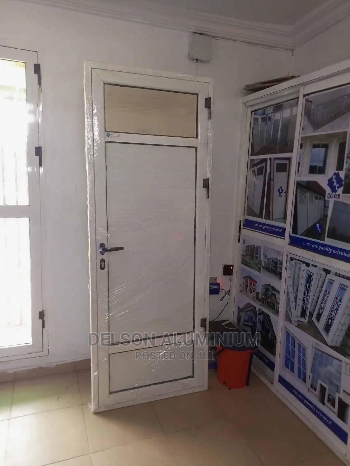 Custom Aluminium Toilet Door Fabrication Lagos