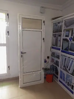 Custom Aluminium Toilet Door Fabrication Lagos