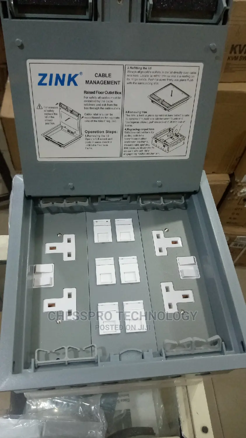 Zinc Floor Box