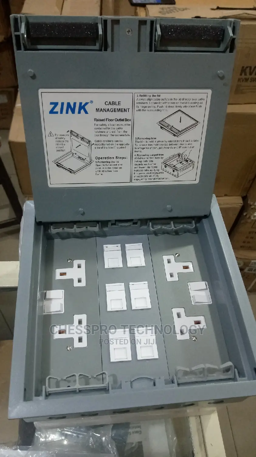 Zinc Floor Box