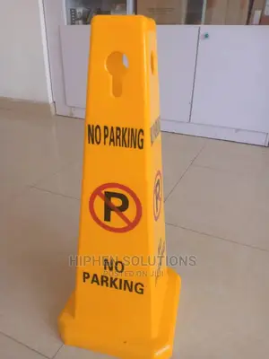 Plastic Warning Sign Road Safety