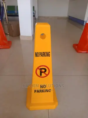 Strong Plastic Warning Traffic Sign