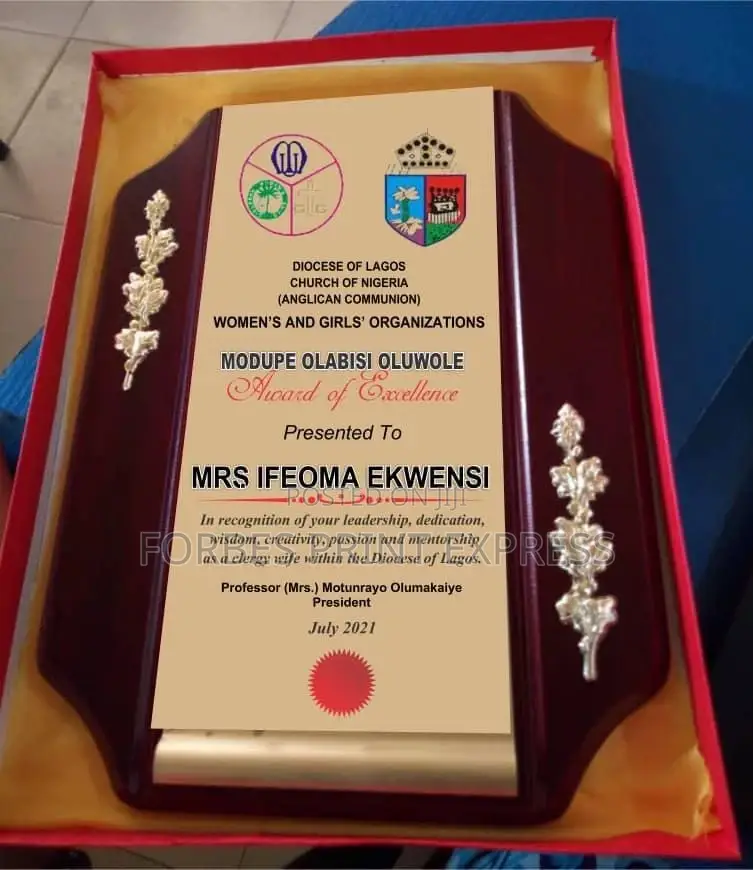 Award Plaques in Lagos