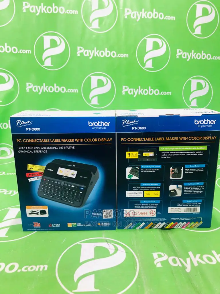 Brother P-touch Pc-connectable Label Maker Pt-d600