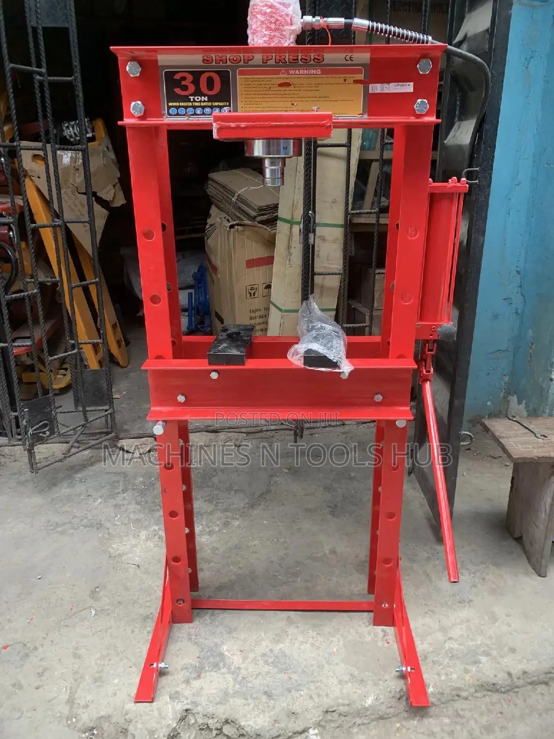 Hydraulic Shop Press 30 Tons.