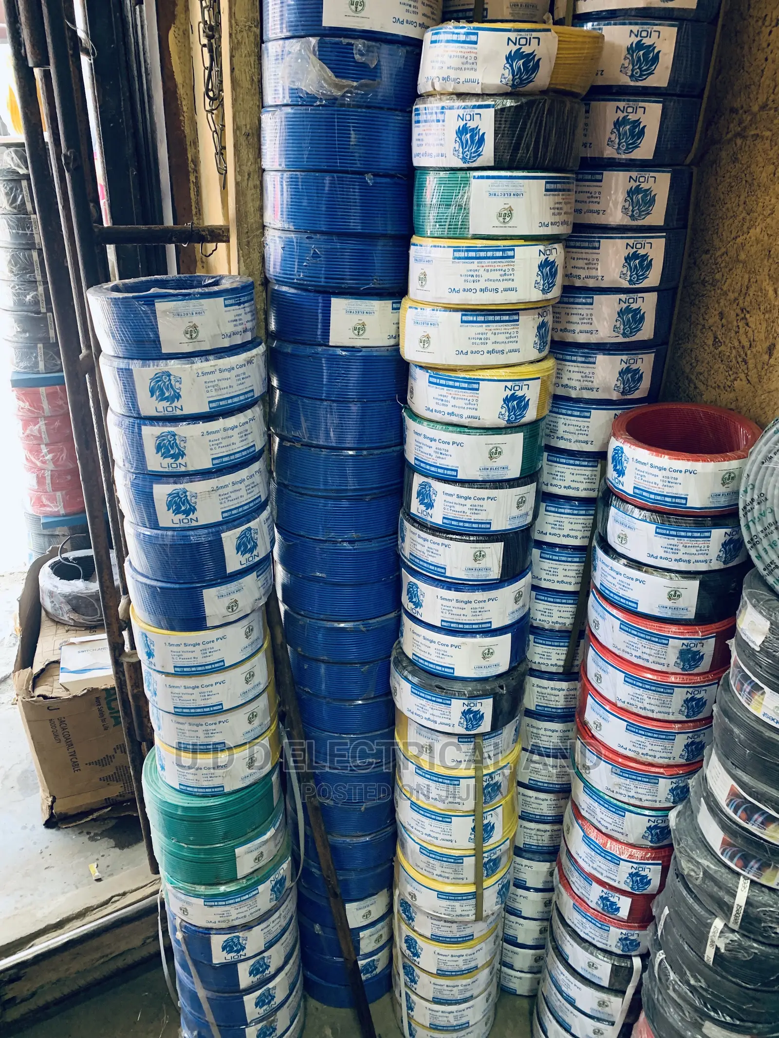 Nigerian Lion Cable for 1.5mm to 16mm All Available