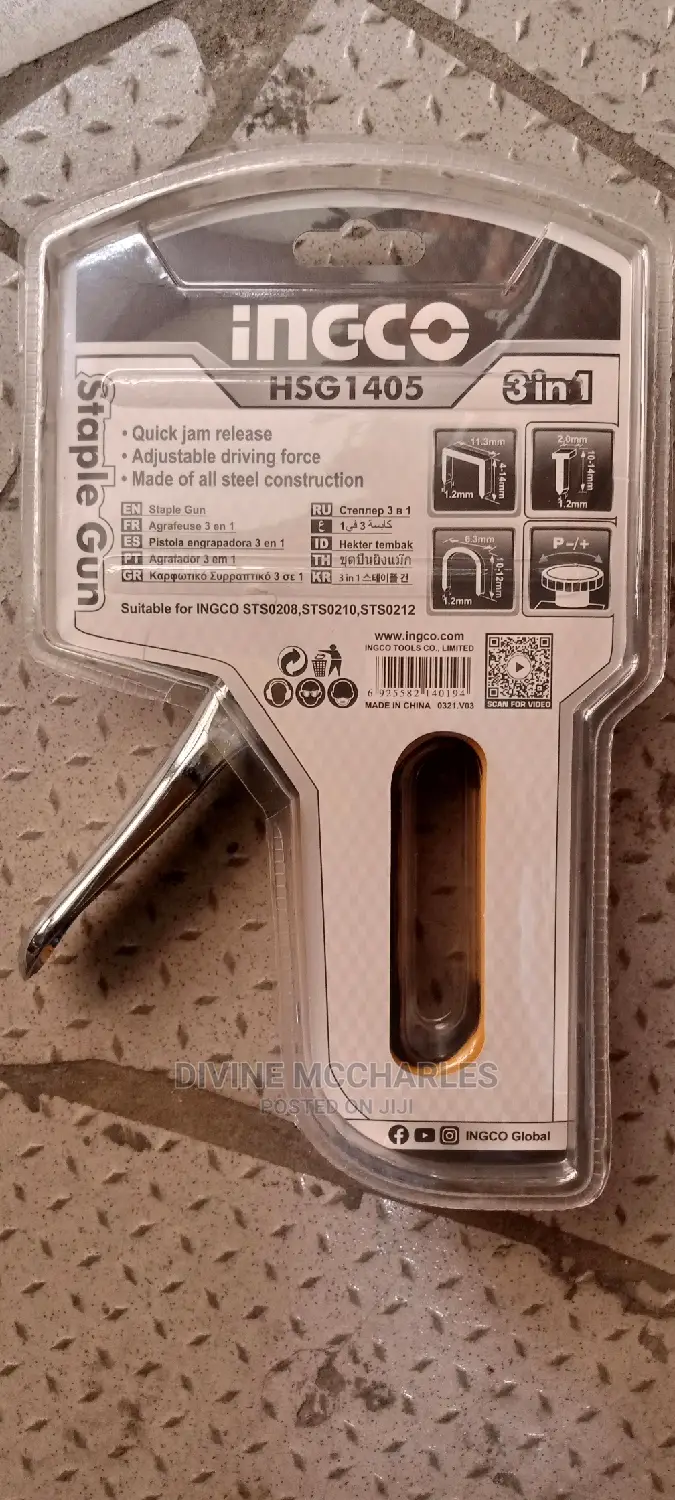 3in1 Heavy Duty Stapler Gun