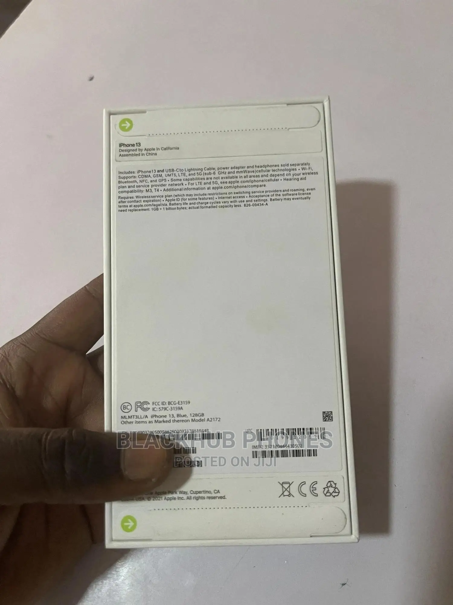 New Apple iPhone 13 128 GB Blue