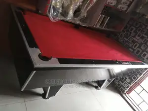 7ft Red Felt Local Snooker