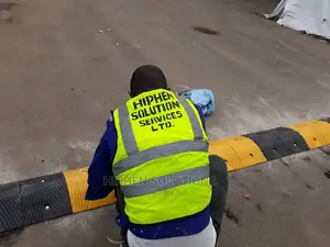 Speed Bumps With Yellow Reflective