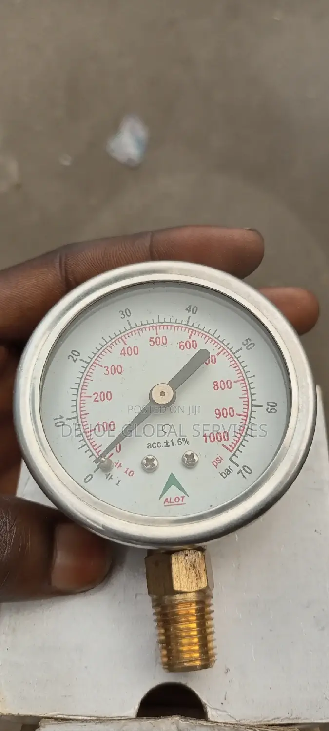 Pressure Guage 1⁄4 NPT, 1000psi