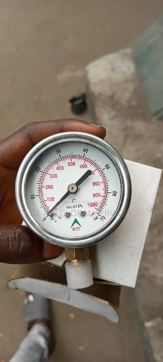Pressure Guage 1⁄4 NPT, 1000psi