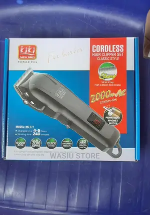 Kiki New Gain Led Display Cordless Rechargeable Clipper