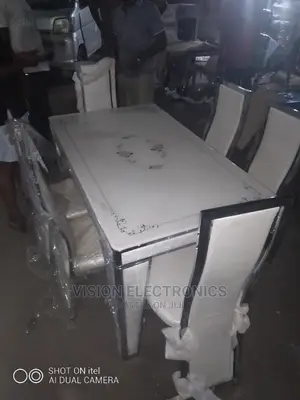 Royal White Six Seater Dining Table