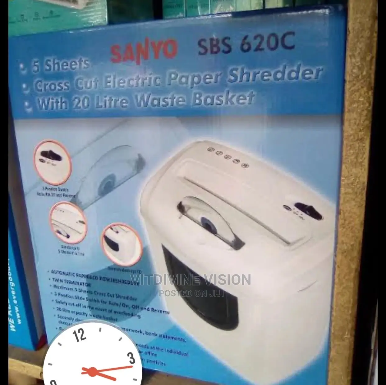 Sanyo SBS-620c Paper Shredder