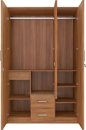 Designed 6 by 6 Wardrobe With 2 Drawers