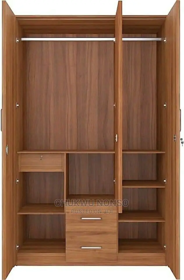 Designed 6 by 6 Wardrobe With 2 Drawers