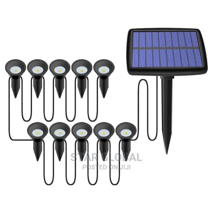 Garden Solar 10-in -1 Led Landscape Lighting Lamp
