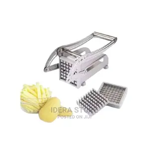 Potato Chipper With Two Interchangeable Cutter Blades
