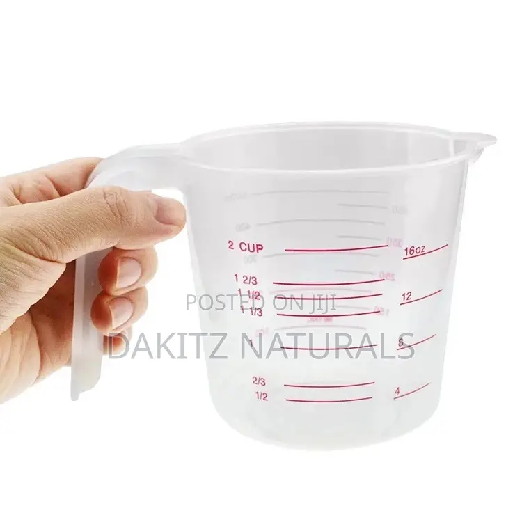 Plastic Transparent Measuring Cups 250/500/1000ml