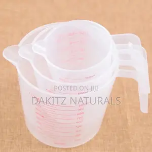 Plastic Transparent Measuring Cups 250/500/1000ml