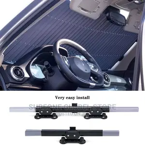 Car Windshield Curtain Retractable Set