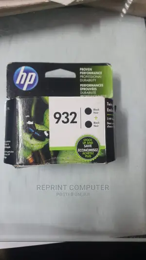 HP 932 Black Standard Yield Ink Cartridge, 2/Pack (L0S27AN