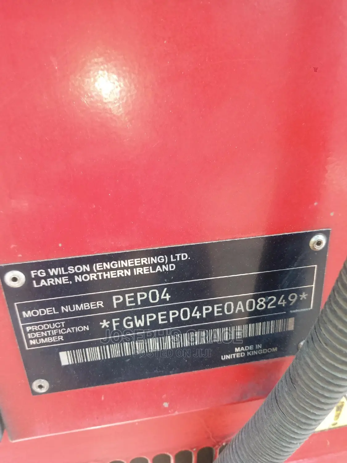 100kva Perkins Basic Generator (1000 Series) Uk Used.
