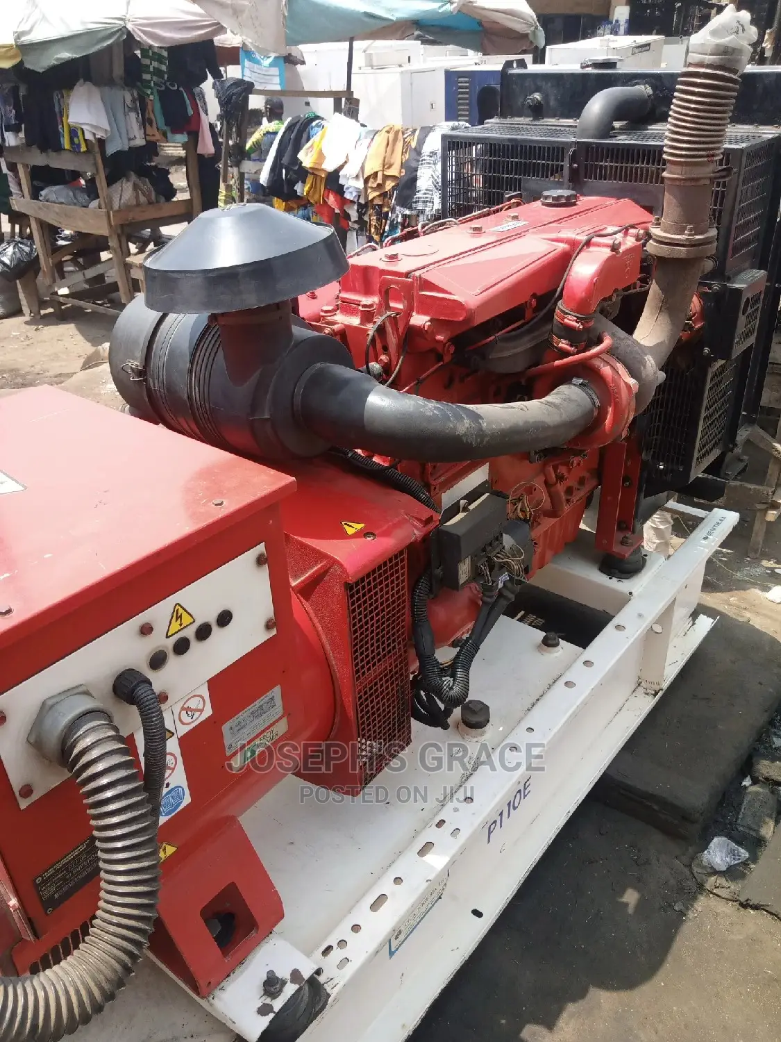 100kva Perkins Basic Generator (1000 Series) Uk Used.