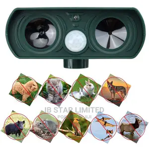 Solar Ultrasonic Animal Chaser Repeller Sonic Deterrent