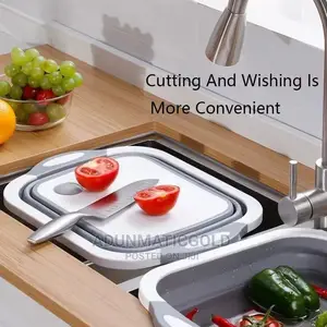 Foldable Chopping Board With Drainer
