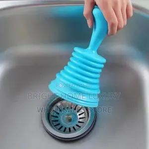 Toilet / Bathroom and Kitchen Sink Drain Plunger