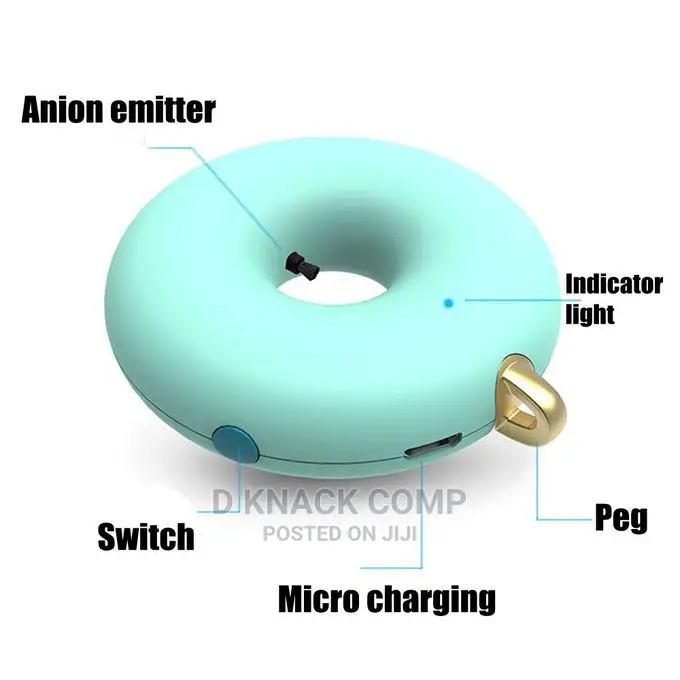 Portable Wearable Negative Ion Air Purifier