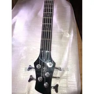 5 String Bass Guitar With Stand Bag Belt