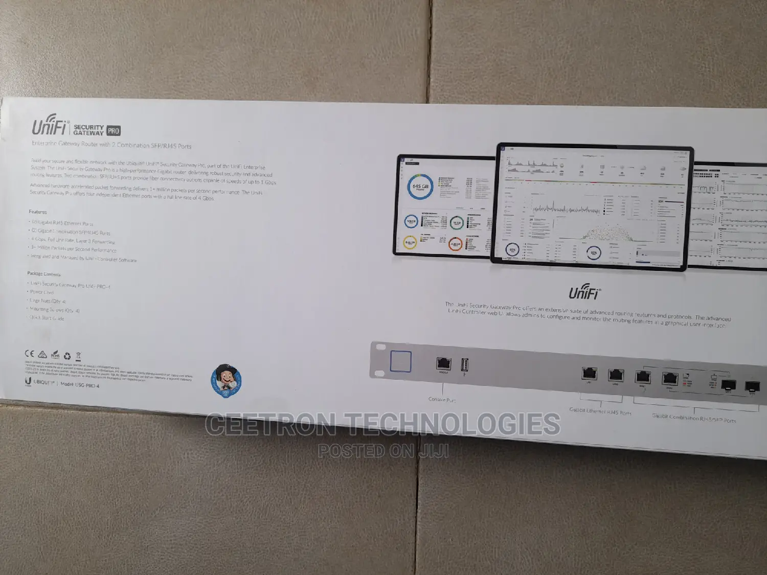 UBIQUITI:USG-PRO-4-EU Security Gateway PRO