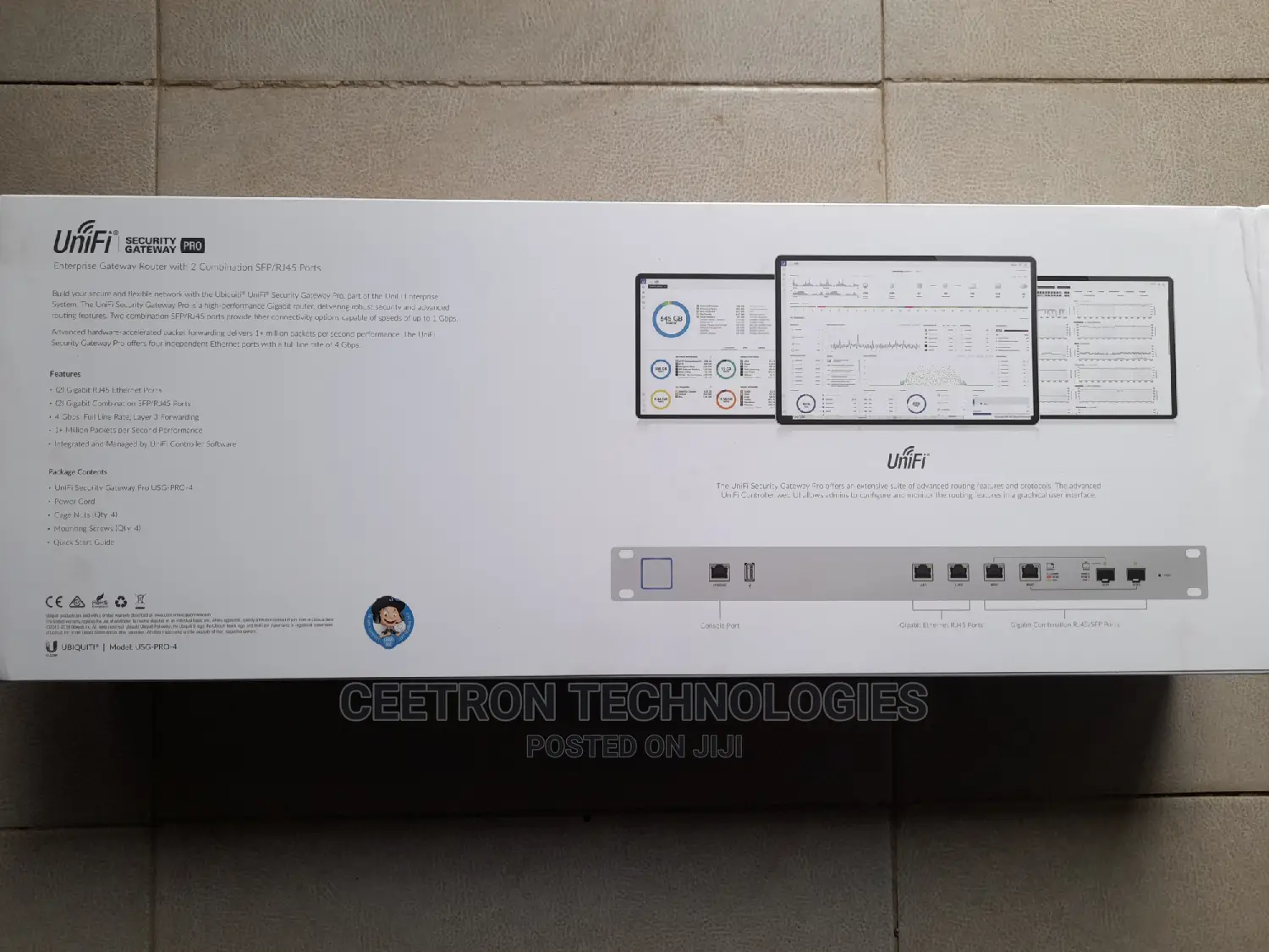 UBIQUITI:USG-PRO-4-EU Security Gateway PRO