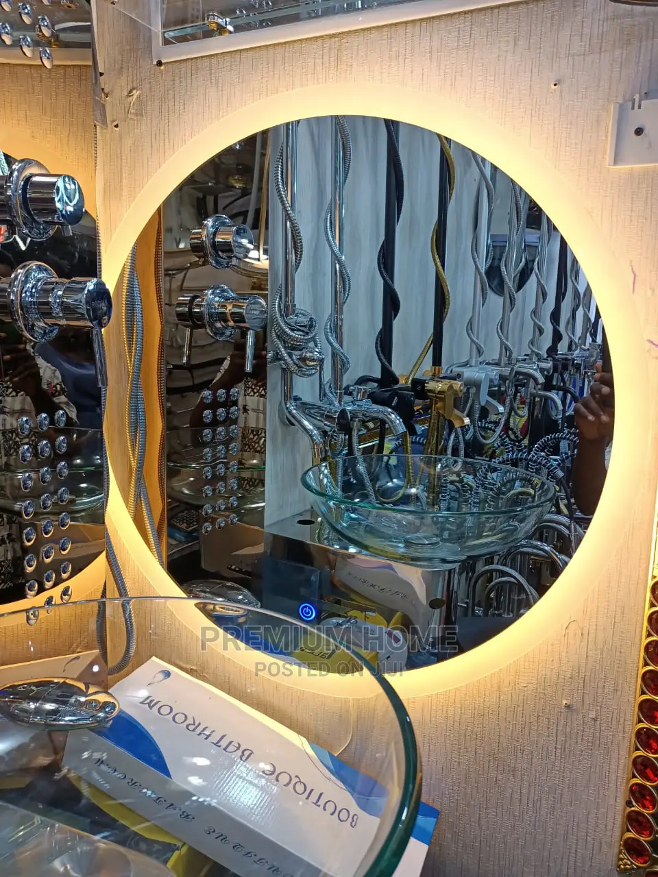 Round Mirror With Led 60*60